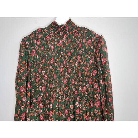 Misa Los Angeles Jessa Floral Print Evergreen Bloom Dress Women's Size S - Picture 3 of 14